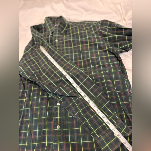 Vintage Polo Ralph Lauren Sz:M Long Sleeve Plaid 100% Cotton Button Down. - Picture 4 of 9